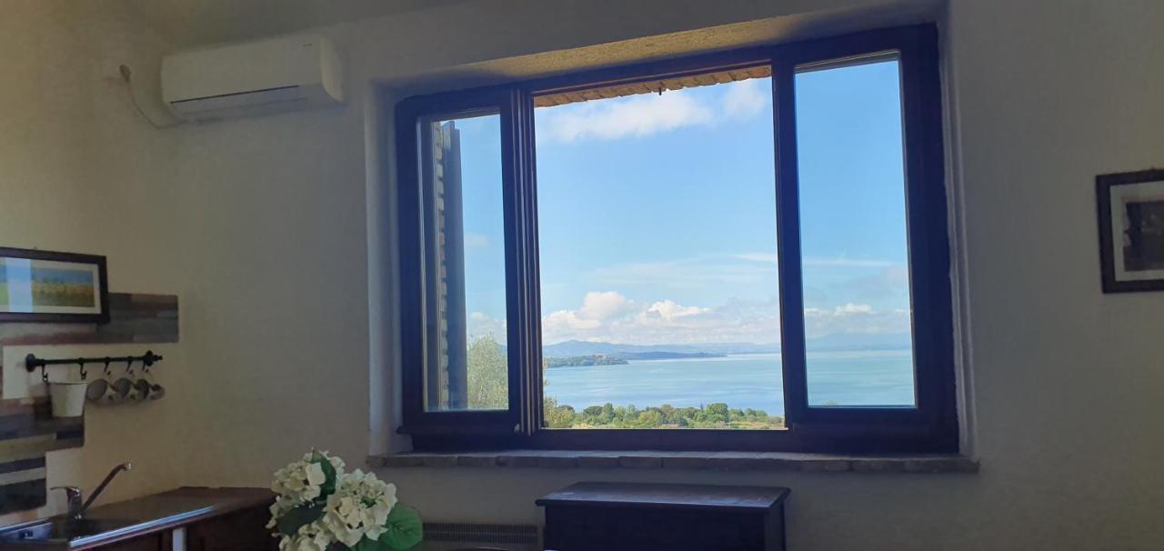 Poloturisticoumbria Rustico Con Piscina Vista Lago Passignano sul Trasimeno Exterior photo