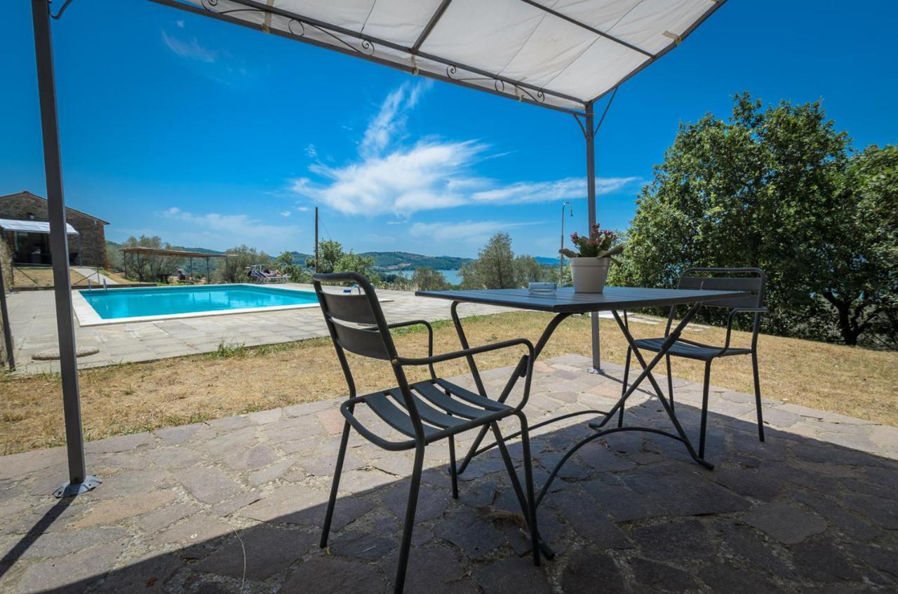Poloturisticoumbria Rustico Con Piscina Vista Lago Passignano sul Trasimeno Exterior photo