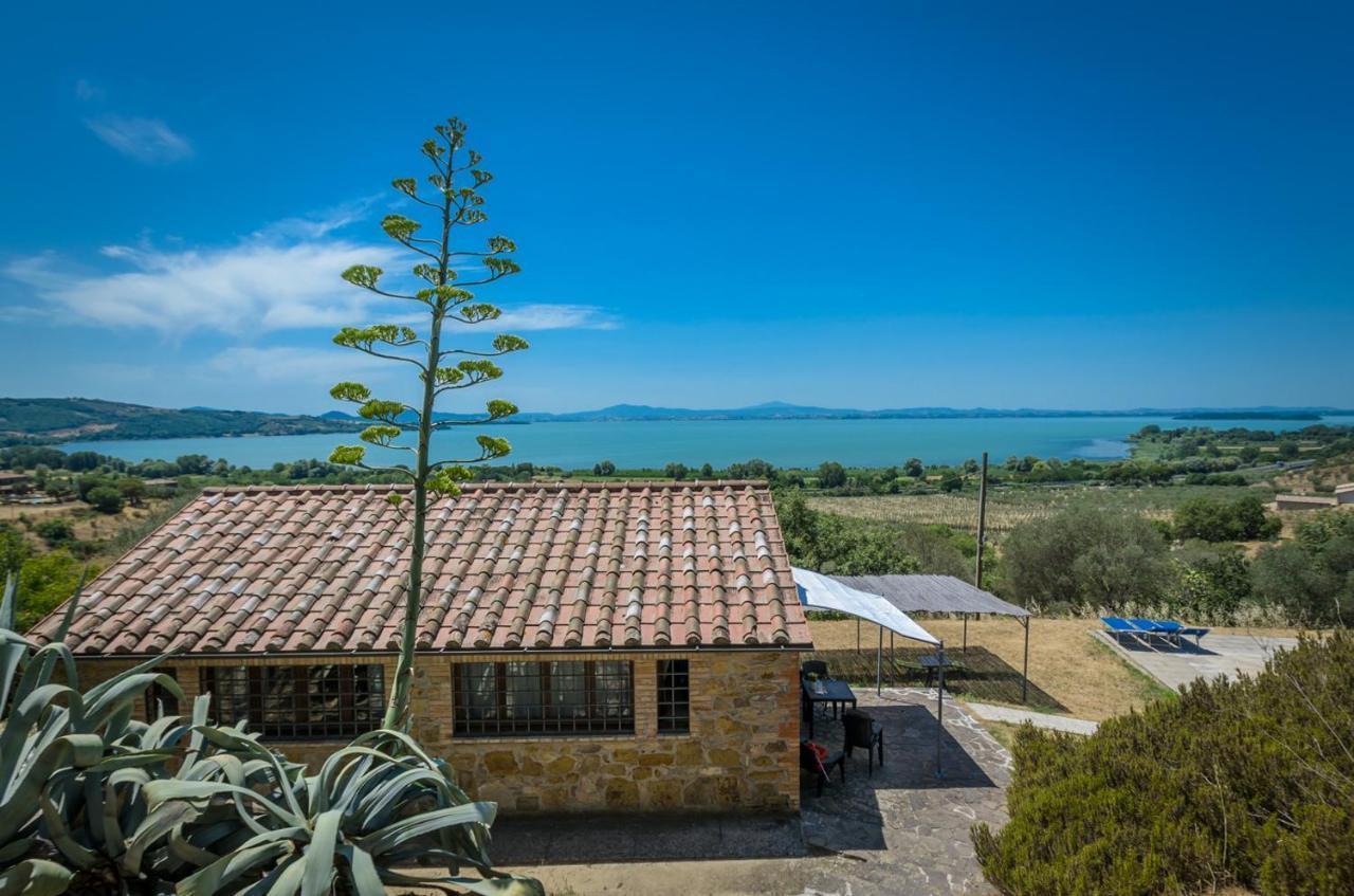 Poloturisticoumbria Rustico Con Piscina Vista Lago Passignano sul Trasimeno Exterior photo